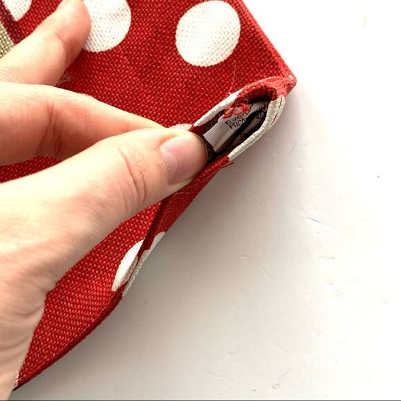 Welcome M monogram polkadot garden flag 13x18 - Picture 5 of 8